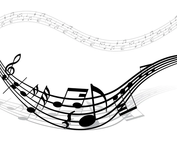 Музыкальные ноты — стоковый вектор