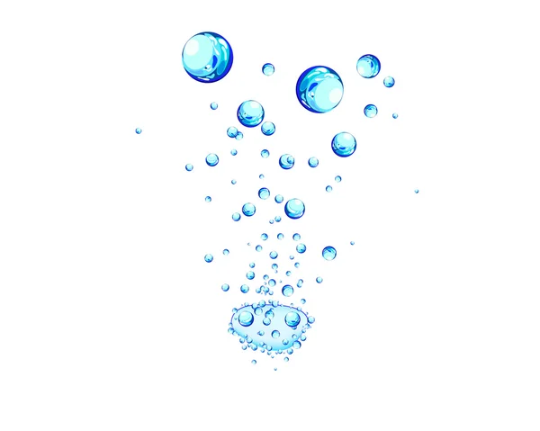 Tle wody — Wektor stockowy
