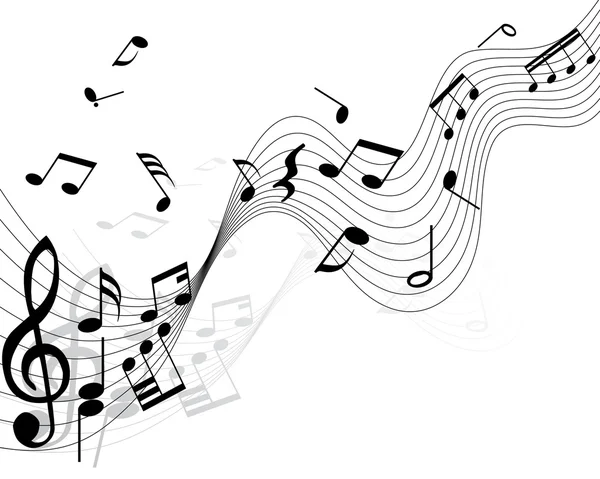 Musiknoter — Stock vektor