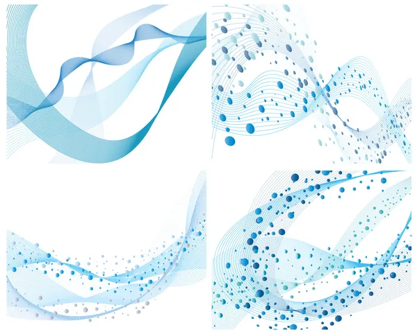 Фони набір води — стоковий вектор