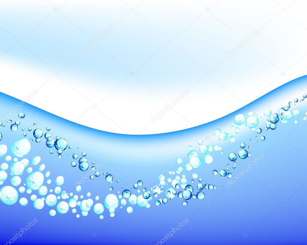 Water and bubbles