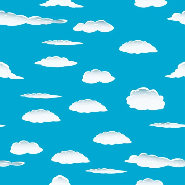 Seamless cloud background — Stock Vector