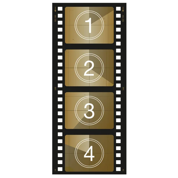 Filmstrip illustratie pictogram — Stockvector