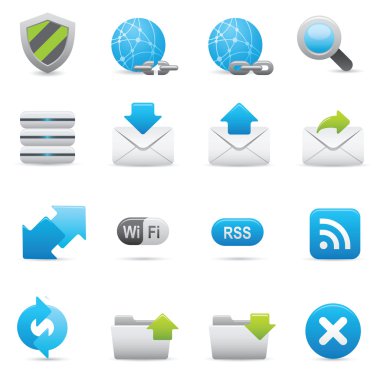 Website & Internet Icons | Indigo Serie 03 clipart