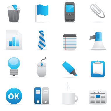 Office Icons | Indigo Series 02 clipart