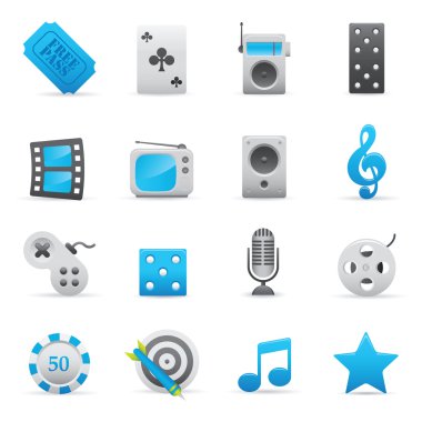 Entertainment Icons | Indigo Serie 03 clipart