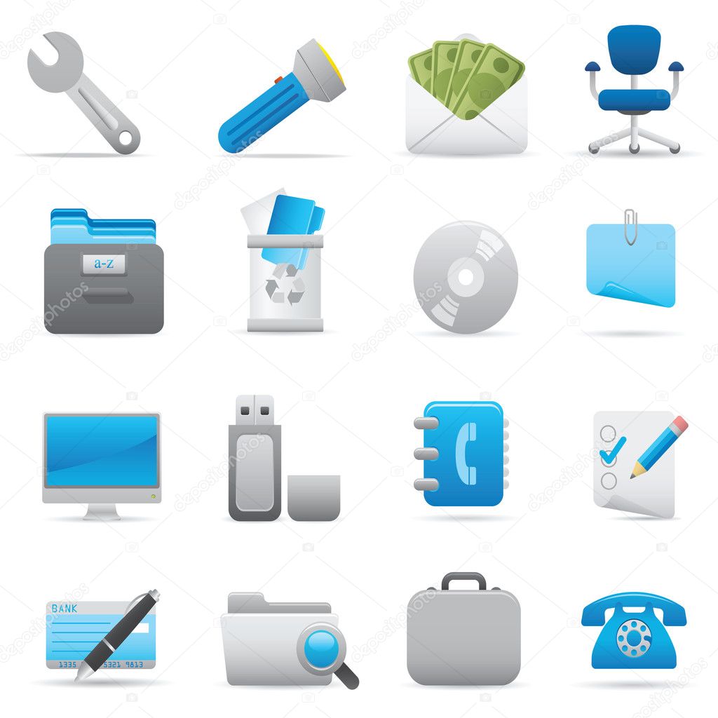 Office Icons | Indigo series 03