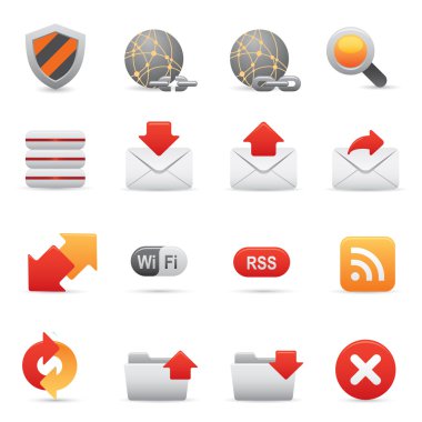 Website & Internet Icons | Red Serie 03 clipart