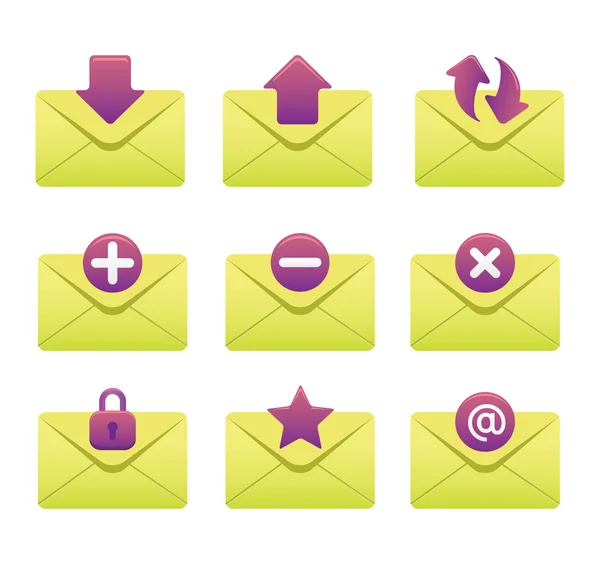 Website & Internet Icons | Envelopes 03 — Stock Vector