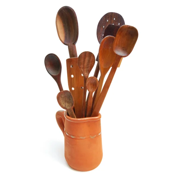 27 Wooden Spoons — Stock Photo, Image