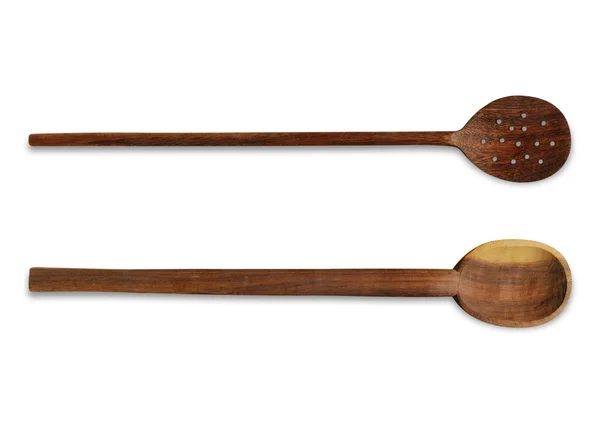 28 cucharas de madera — Foto de Stock