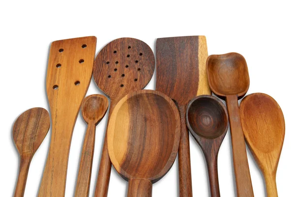 29 cucharas de madera — Foto de Stock