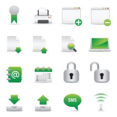 Internet Icons | Green 06 clipart