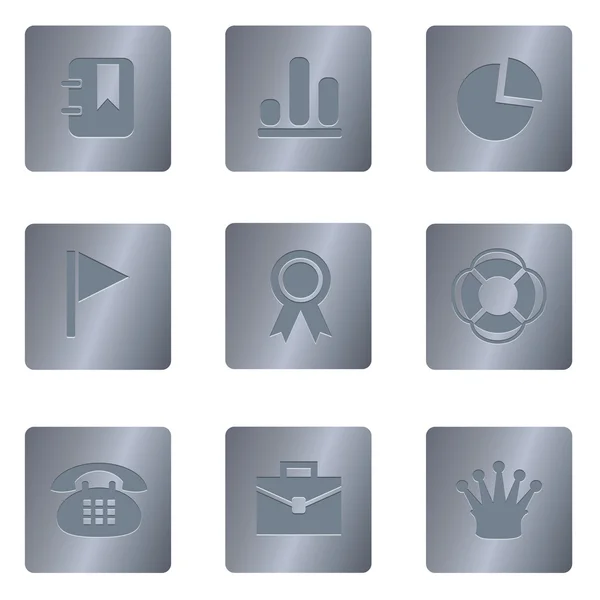 Icônes de bureau XoSteel Square 04 — Image vectorielle