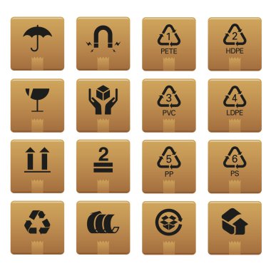 01 Packaging Icons clipart