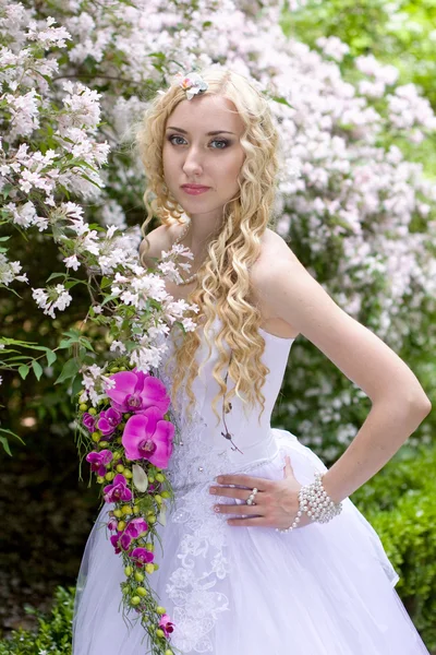 Beautiful Bride posing — Stock Photo, Image