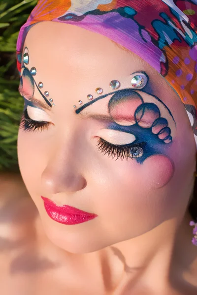 Fantastic makeup — Stock Photo, Image