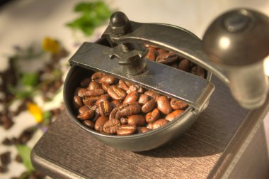 Coffee and Grinder clipart