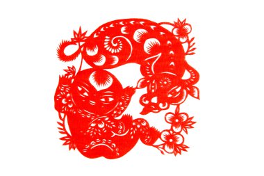 Chinese cut paper clipart