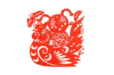 Chinese cut paper clipart