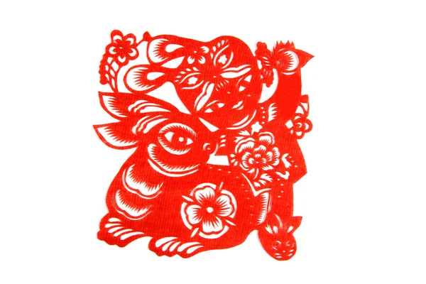 중국 종이 잘라 — 스톡 사진