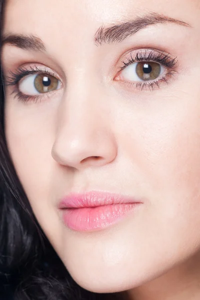 Close-up van vrouwelijke gezicht — Stockfoto