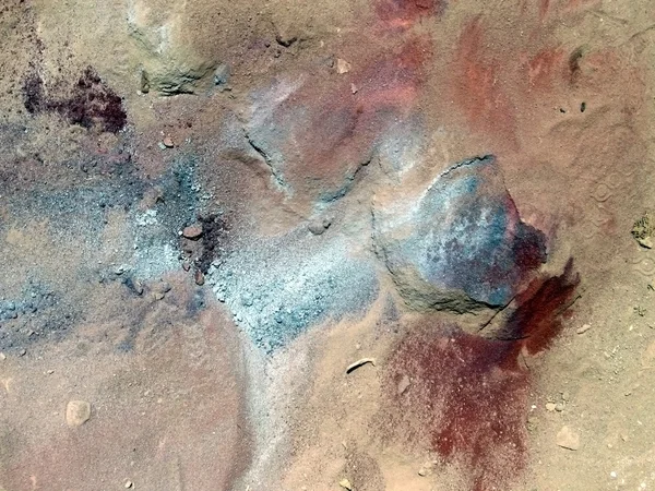 Areia multicolorida, fundo — Fotografia de Stock