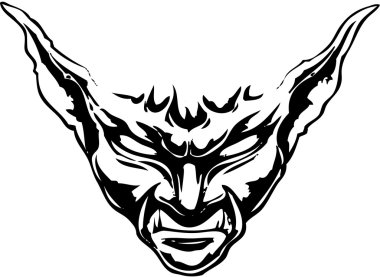 Vector demon clipart