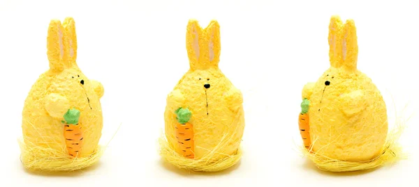 stock image Stuffed bunny with carrot