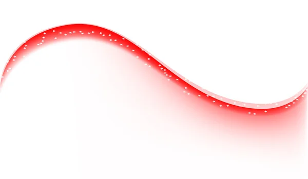 Linea rossa astratta — Vettoriale Stock