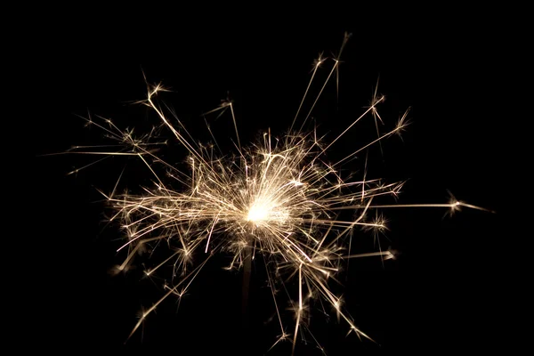 stock image Sparkler isolated on black