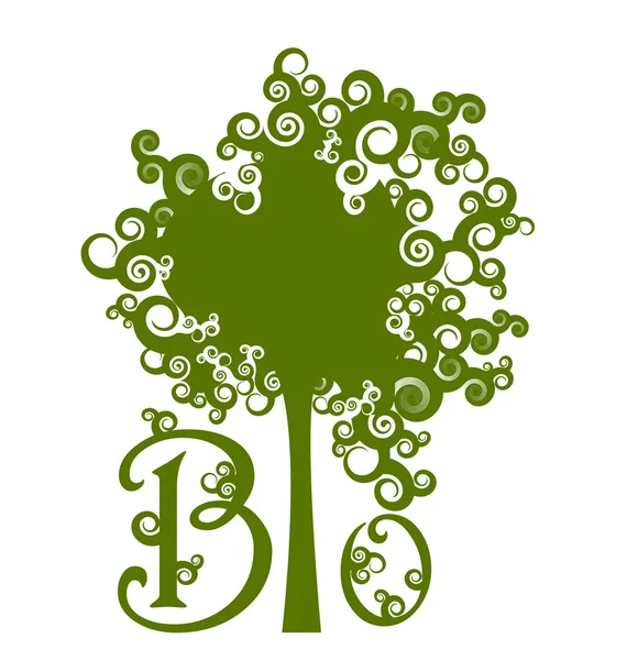 Ormanlar - bio enerji tasarrufu — Stok Vektör