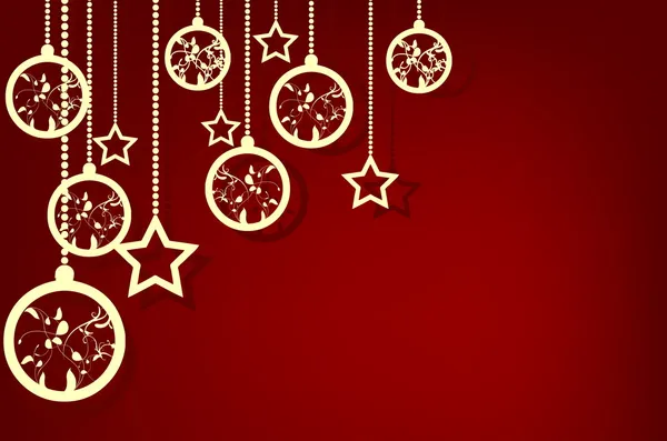 Feliz Natal e Feliz Ano Novo — Vetor de Stock