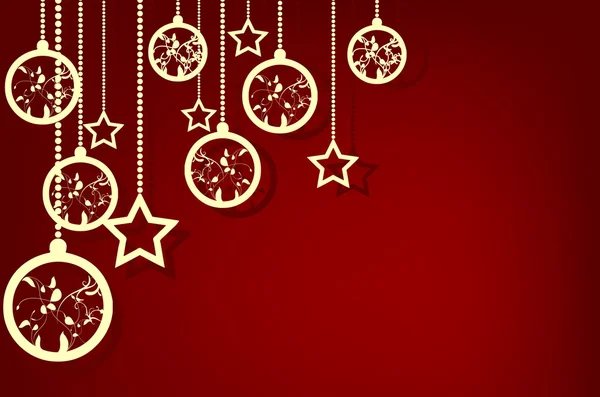 Veselé Vánoce a šťastný nový rok — Stockový vektor