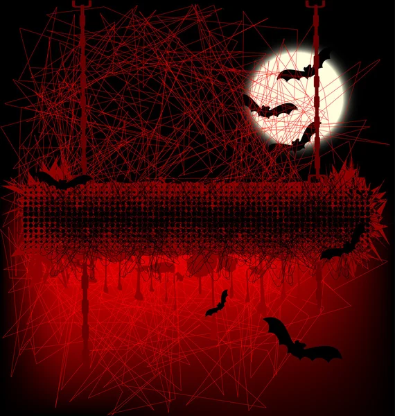 Enge halloween-banner — Stockvector