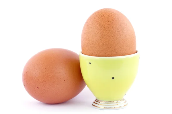 Eggs in stand — Stock Photo, Image