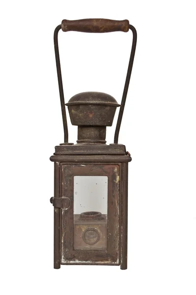 Starožitný karbidová lampa — Stock fotografie