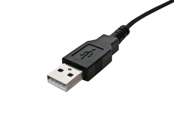 Макроснимок USB-кабеля — стоковое фото