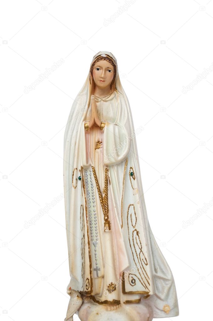 A statue of saint Mary