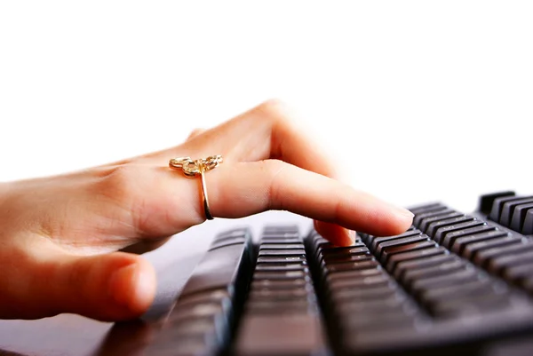 o klavye üzerindeki baskılar