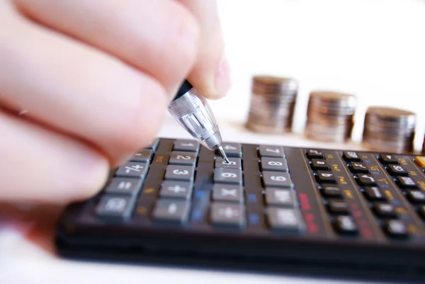 o para hesap makinesi üzerinde inanıyor