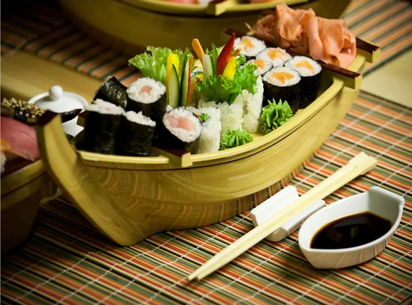 Sushi a rohlíky Royalty Free Stock Obrázky
