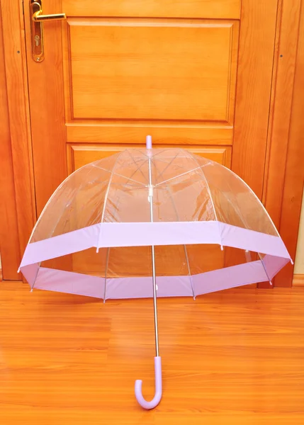Guarda-chuva transparente — Fotografia de Stock