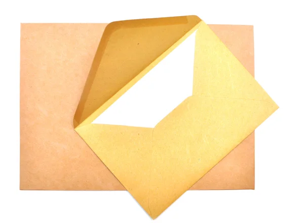 Бумага и конверт — стоковое фото