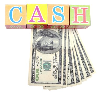 Word cash clipart