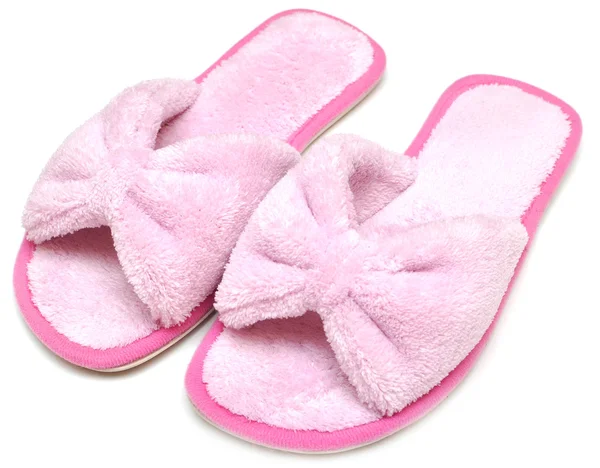 Woman house slippers — Stock Photo, Image