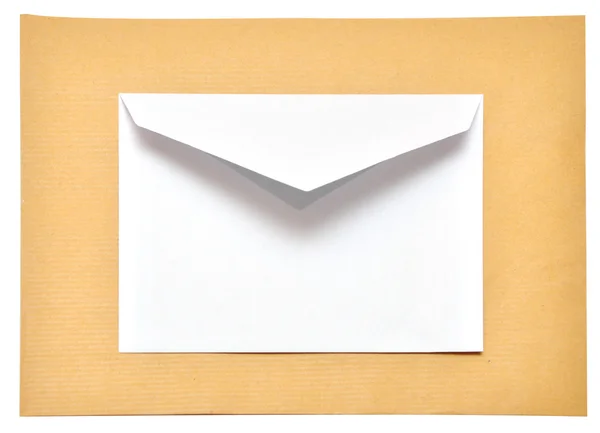 Two empty envelopes — Zdjęcie stockowe