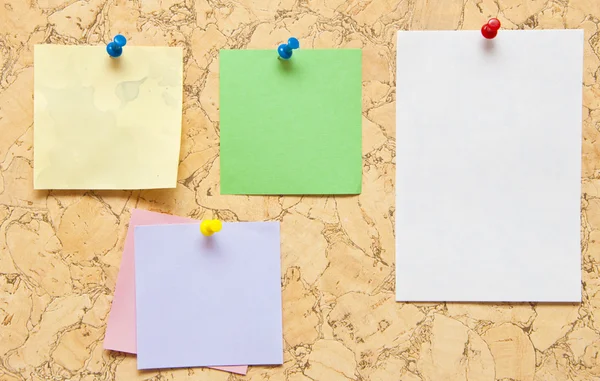 Color sticky notes — Stock Photo, Image