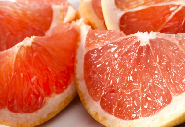 美味葡萄柚部件 — 图库照片