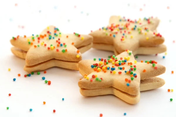 Ciasteczka w kształcie gwiazdy — Zdjęcie stockowe